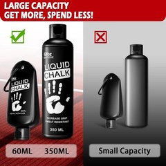 Pro Grade Liquid Chalk Mess-Free Gym Chalk for Weightlifting, Gymnastics, Roc…