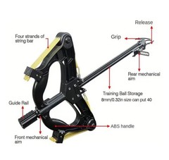 Compound Slingshot Bow 40-Shot Hunting Slongshot – Shoots Steel Pellets