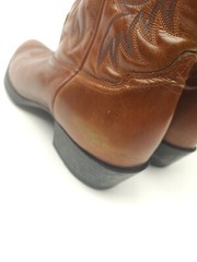 ARIAT Mens Leather Western Cowboy Boots Brown Patterned Style #34740 Size 8.5 D
