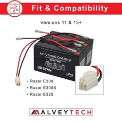 24 Volt Battery Pack for Razor E300 & E325 Scooter (7 Ah, Versions 11 and 13+)