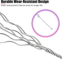 84 inch Go Kart Throttle Cable Kit Replacement for Coleman KT196 Parts Predat…