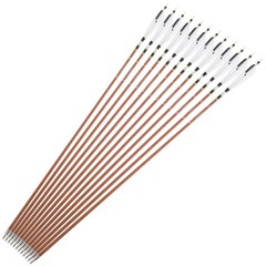 12X 31″ Pure Carbon Arrows Archery SP340-600 Compound Recurve Bow Tips Hunting