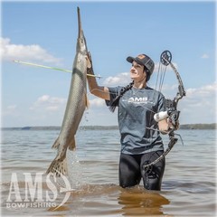 AMS BOWFISHING Hooligan V2 LH Complete Bow Kit (B825-LH) Brand New Left Hand