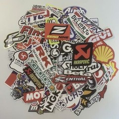100 Mixed Random Stickers Motocross Motorcycle Car ATV Racing Bike Helmet Decal