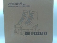 TMORE ROLLER SKATES WOMEN’S BLACK COLOR HIGH TOP WITH BLACK COLOR WHEELS