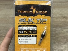 Trophy Ridge Slick Slik Tip Carbon Arrow Target Points Set New