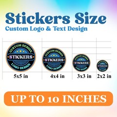Custom Logo Vinyl Stickers: Die Cut, Personalized Waterproof Decals