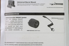 BeamShot Paintball Airgun 100X Extreme Laser Sight Kit #160