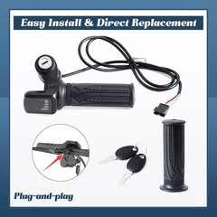 36V Throttle Replacement for Gotrax Flex & Hoverfly Z5 E-Scooters, with Display,