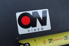 ON Video Magazine 411 Studios Clear Original BP3 Vintage Skateboarding STICKER