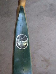 Vintage Cravotta Bros. Black Hawk Yellow Jacket recurve Bow 50# RH