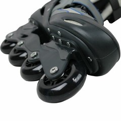 LED Inline Wheels 76mm 82a Skate Rollerblade Light Up 4-Pack w/ Abec 9 Bearings