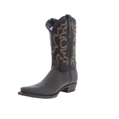Dingo The Duke DI-107 Mens Black Leather Pull On Cowboy Western Boots 11