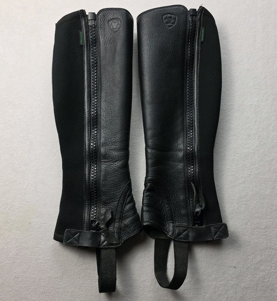 Ariat Breeze Half Chaps black unisex adult Size XS 10005943