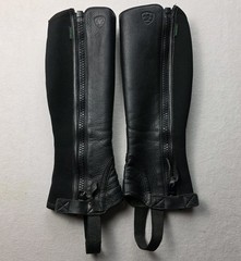 Ariat Breeze Half Chaps black unisex adult Size XS 10005943