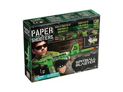 Paper Shooters Spitball Blaster Kit Green Camo