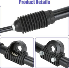 Steering Gear Assembly Compatible with Coleman KT196 Go Kart CK196-T 196Cc 6.5HP