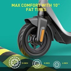 NIU KQi1 Pro Electric Scooter for Adults – 250W Power, 15.5 Miles Range, Max