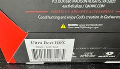 QAD Ultra Rest HDX Arrow Rest Left Hand Free Knife Included New