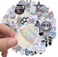 Mixed VSCO Holographic Cartoon Stickers Luggage Skateboard DIY Cute Graffiti