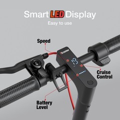 iScooter i8M Foldable Electric Scooter(350W Motor,19MPH Top Speed,15Miles Range)