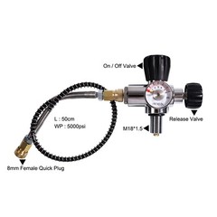TUXING 4500Psi Pcp Tank 4.7L Carbon Fiber HPA Tank with Filling Station M18*1.5
