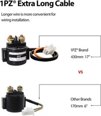 1PZ SN4-001 Starter Solenoid Relay Replacement for Honda 300 Fourtrax TRX300 TRX