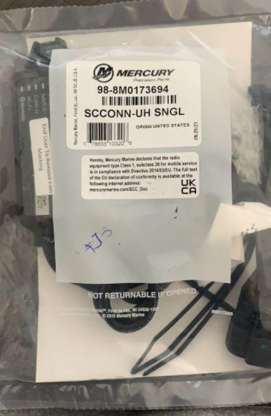 * 8M0173694 Mercury Garmin Connect Single/D4