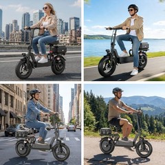 New Electric Scooter with Seat, Commuter Foldable, 1500W 15Ah Battery 30mph US