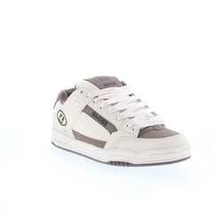 Globe Tilt GBTILT Mens Beige Leather Lace Up Skate Inspired Sneakers Shoes