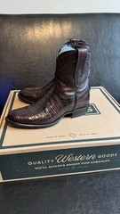 Tecovas Dean – Black Cherry Crocodile – 8.5D