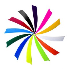 30-100PCS 3/4″/5″ Shield Cut Turkey Arrow Feathers Handmade Arrows Fletching DIY