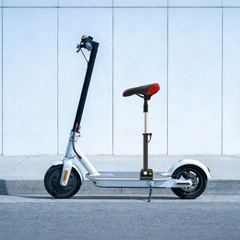 Universal Scooter Seat Cushion Aluminum Alloy Rod + Saddle Height Adjustable New