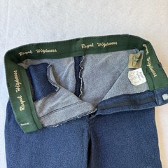 Equestrian Riding Pants Knee Patch Breeches Women 14 Embroidered Horse Navy NEW