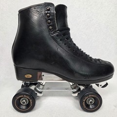 Vtg 70’s Riedell 355 Grand Prix Roller Skates 10 Snyder Plates Roller Bones