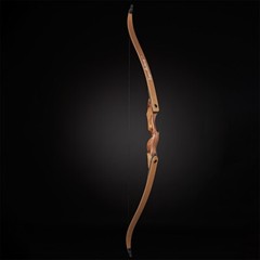 Archery 60″ Traditional Takedown Recurve Bow 30-50lbs Hunting Shoot Carbon Arrow
