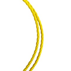 Polypropylene Twisted Rope 1/4in 100ft Strong Flexible Floats Mildew Resistant