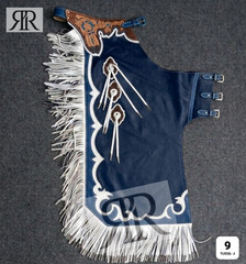 Rodeo Leather Bull Riding Chaps | Western Cowboy Rodeo Gear – Custom Design