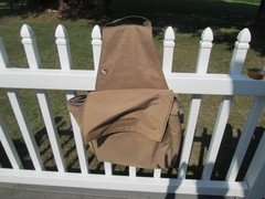 LARGE INSULATED TAN SADDLE WESTERN SADDLE BAGS