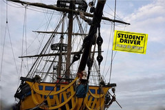 Student Driver Please Be Patient Flag 12X18 Inches – Funny Cool Meme Flags, Boat