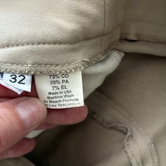 Tailored Sportsman Tan Trophy Hunter Riding Breeches Style 1968 Sz 32 Reg Sd Zip