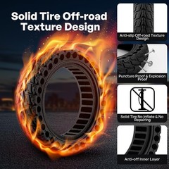 Puncture-Proof Electric Scooter Tires