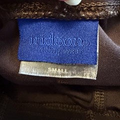 Irideon Kids Youth Small Unisex Equestrian Horse Back Riding Pants Grip Brown
