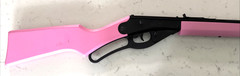 Pink Daisy BB Gun #1998 Air Gun – Tested – In Great shape- Wood Stock