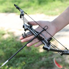 16″ Mini Compound Bow Kit Toy Arrows Target Archery Hunting Children Gift Shot