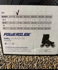 PS Swell Lite 100 Skates Black 6.0-7.0 (38-39)