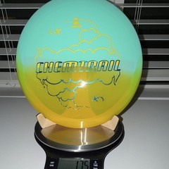 Doomsday Discs Chemtrail Disc Golf Disc 174g Blue/Yellow Blue Yellow