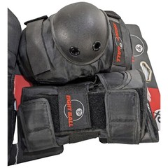 Wrist Knee Elbow Pads Multi Sport Eight Ball Kids 8+ Protective Pad Set Black