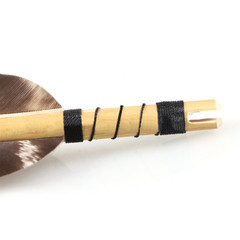 6/50pcs 31″ Wooden Arrows Arrowheads Wood Shaft Handmade Bow Hunting 5″ Feather