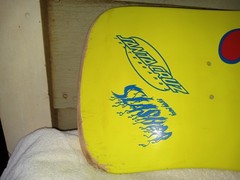 Vintage Santa Cruz Yellow Slasher Old School Dogtown